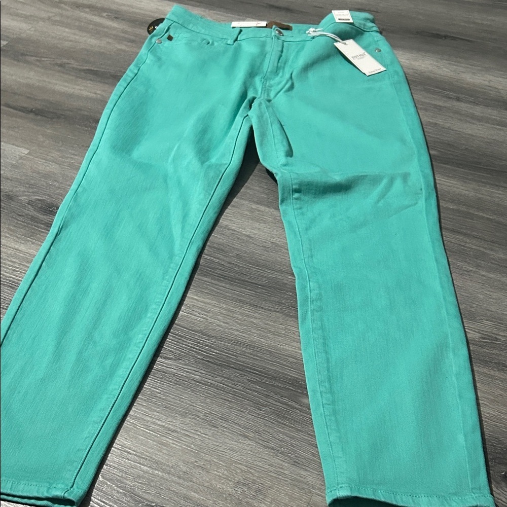 Judy Blue Teal Green Chino Pants